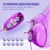 PreviousNext        Nipple Clitoral Vibrator Sex Toys - LIKKCUT 2 in 1 Nipple Toys for Women - AVYXO